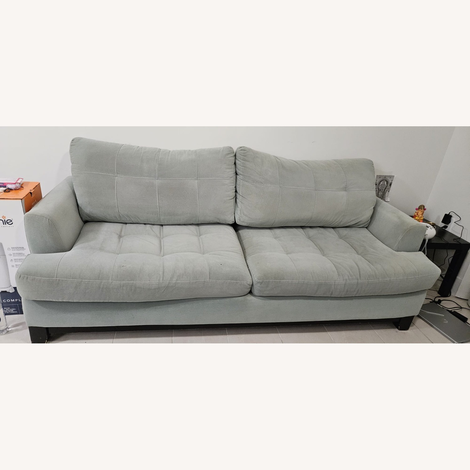 Light Green 4 Seater Sofa - image-2