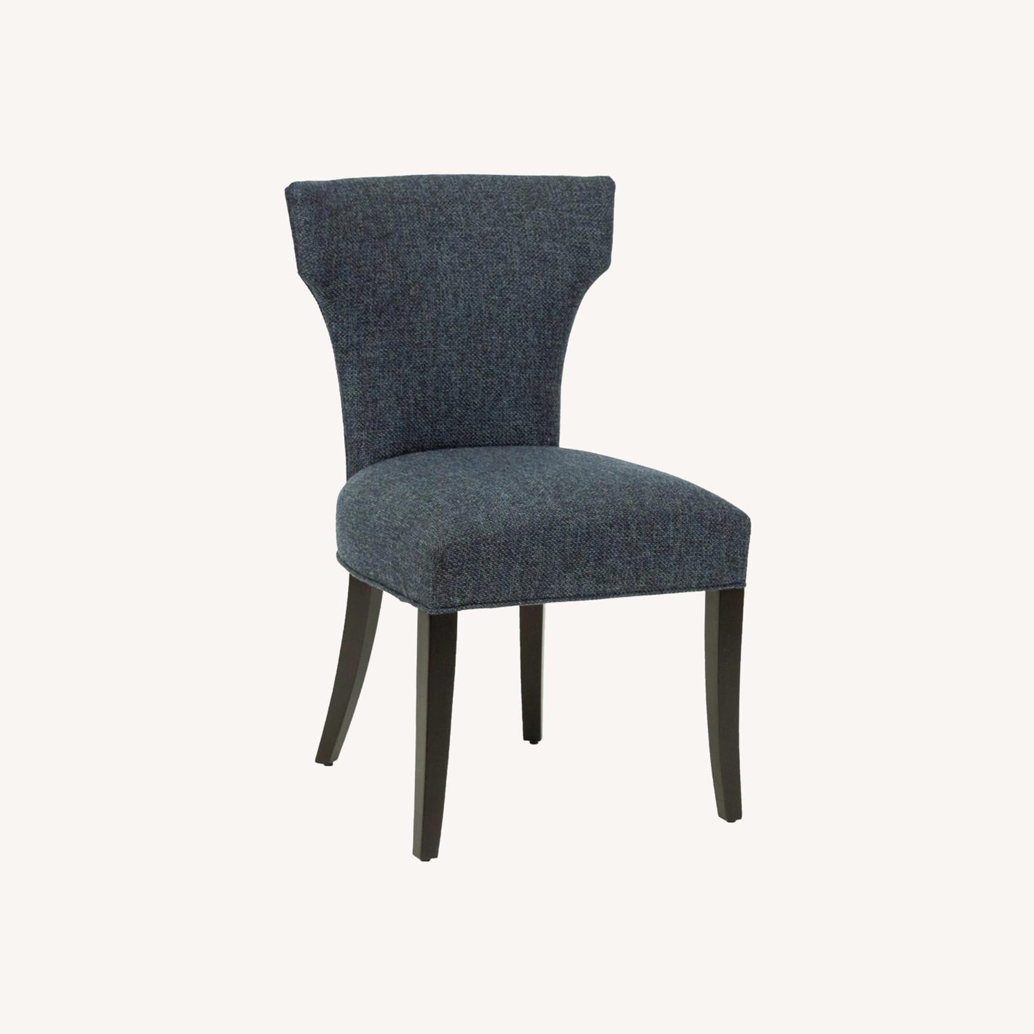 Crate & Barrel Sasha Upholstered Dining Chairs - image-0