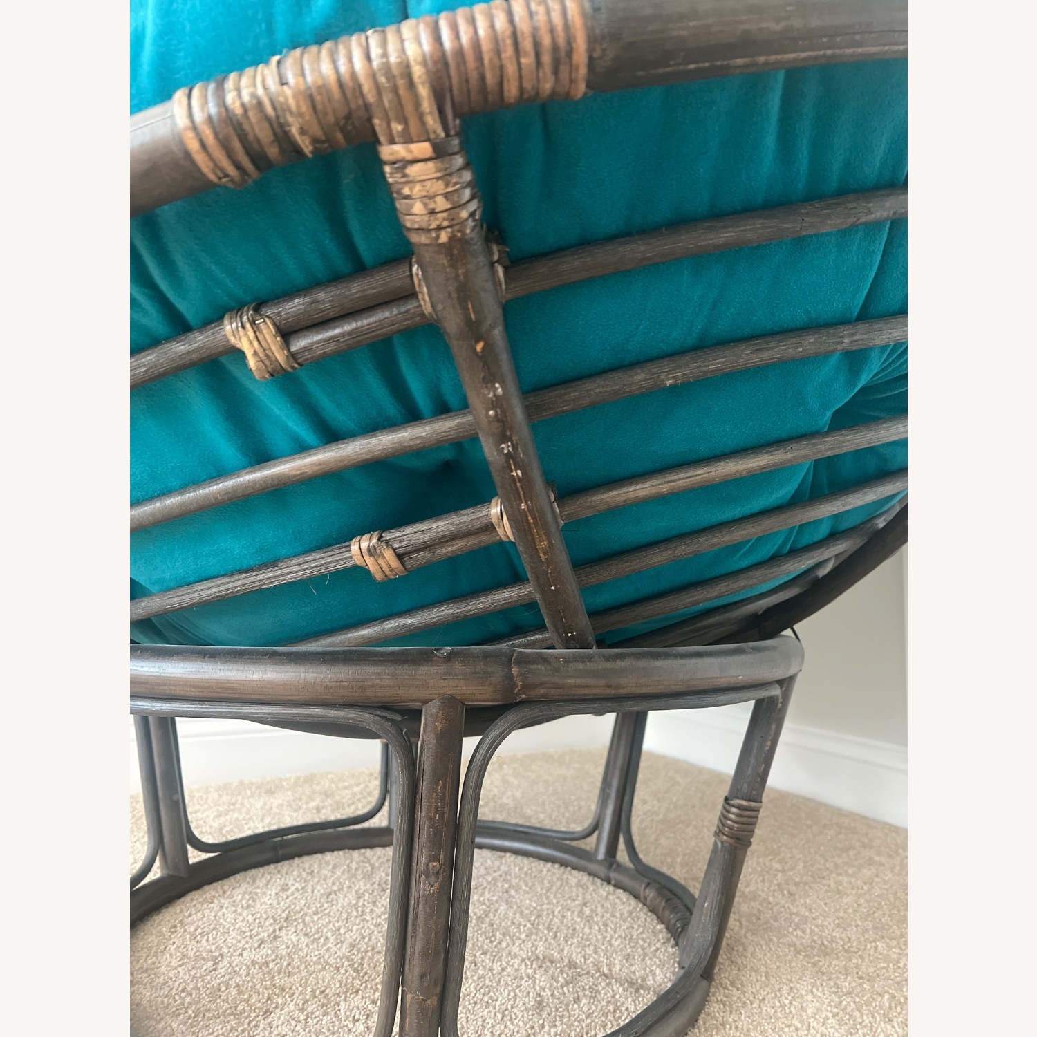 Pier 1 Papasan Indoor Chair W Cushion - image-4