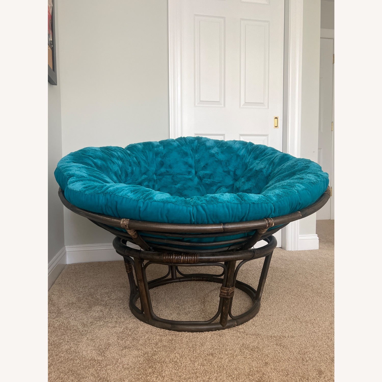 Pier 1 Papasan Indoor Chair W Cushion - image-2