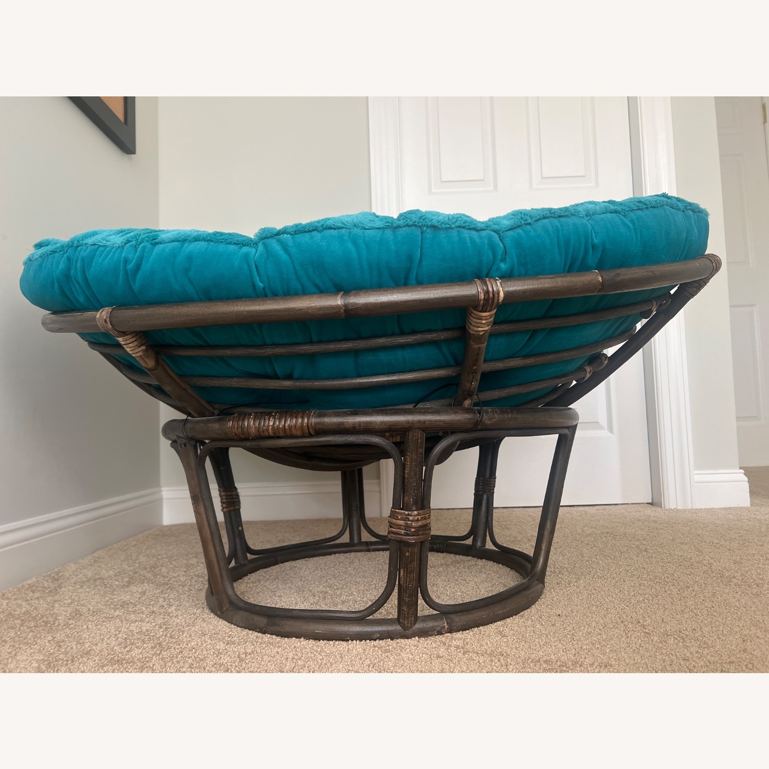 Pier 1 Papasan Indoor Chair W Cushion - image-6
