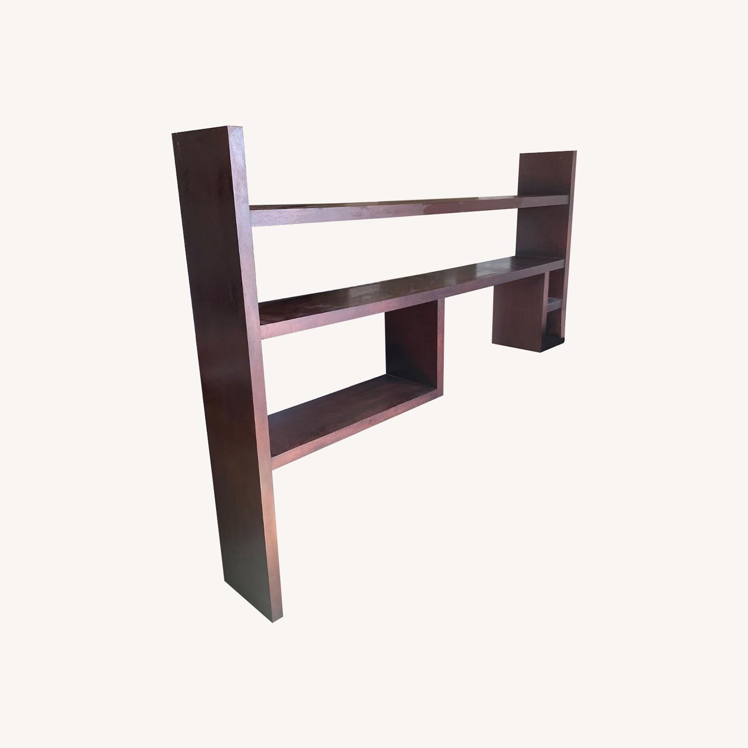 Desiron Mahogany Floating Bookshelves - image-0