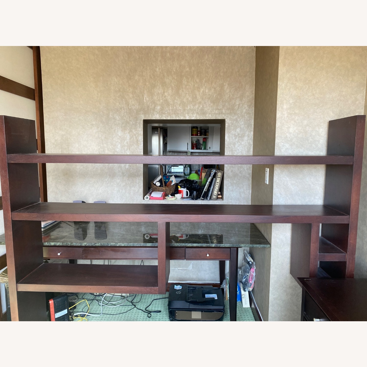 Desiron Mahogany Floating Bookshelves - image-3