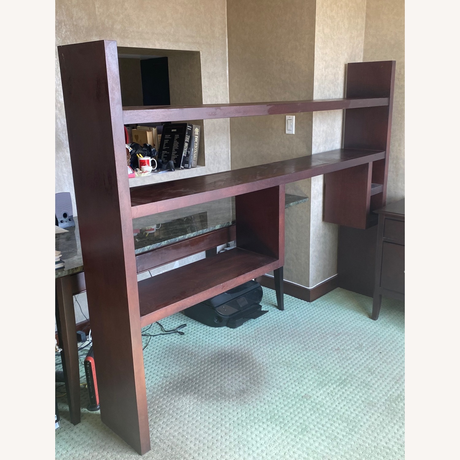 Desiron Mahogany Floating Bookshelves - image-6