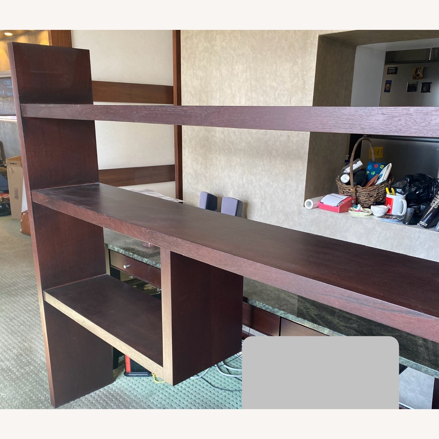 Desiron Mahogany Floating Bookshelves - image-8