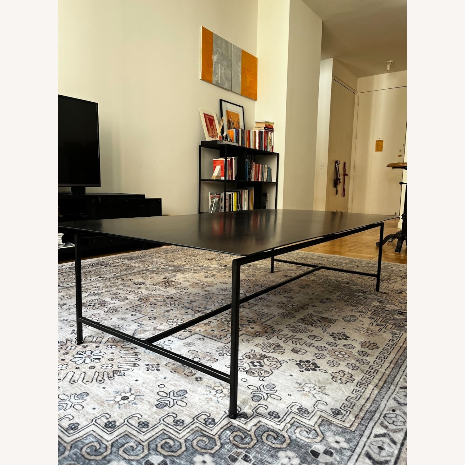 Black Metal Coffee Table - image-4