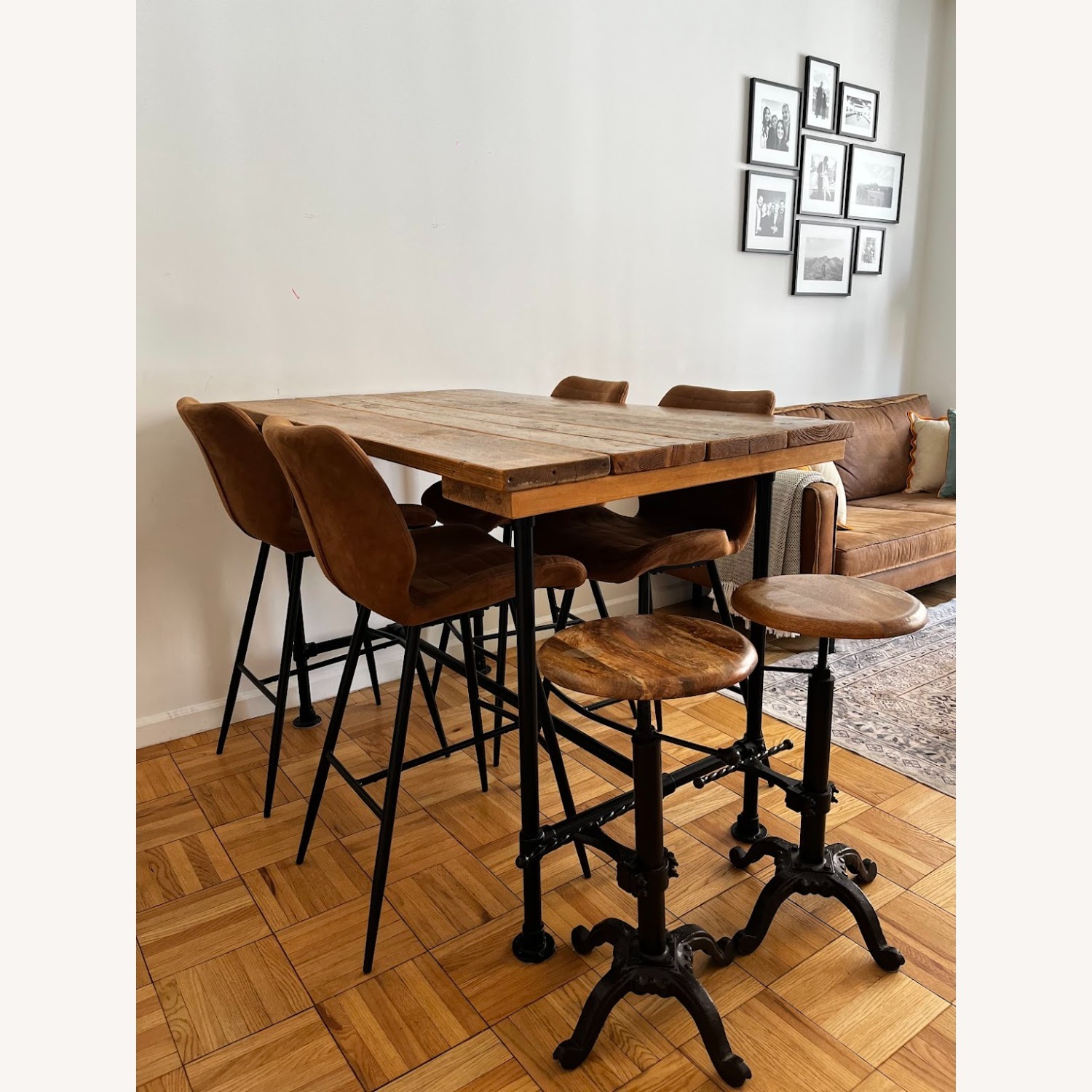 Industrial Bar Dining Table - image-6