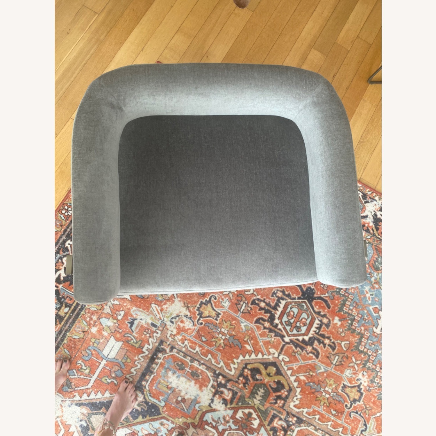 West Elm Vero Velvet Living Room Chair - image-8