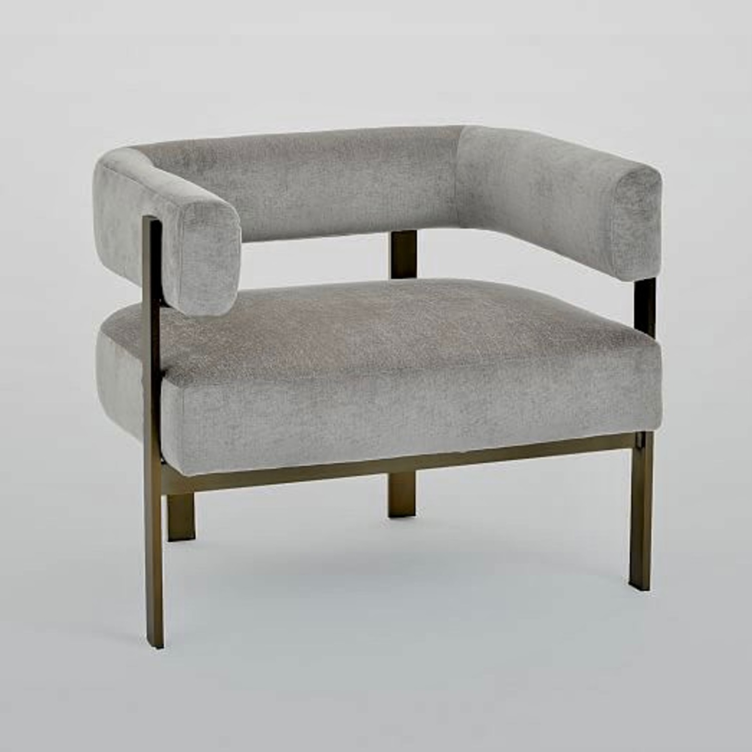 West Elm Vero Velvet Living Room Chair - image-1