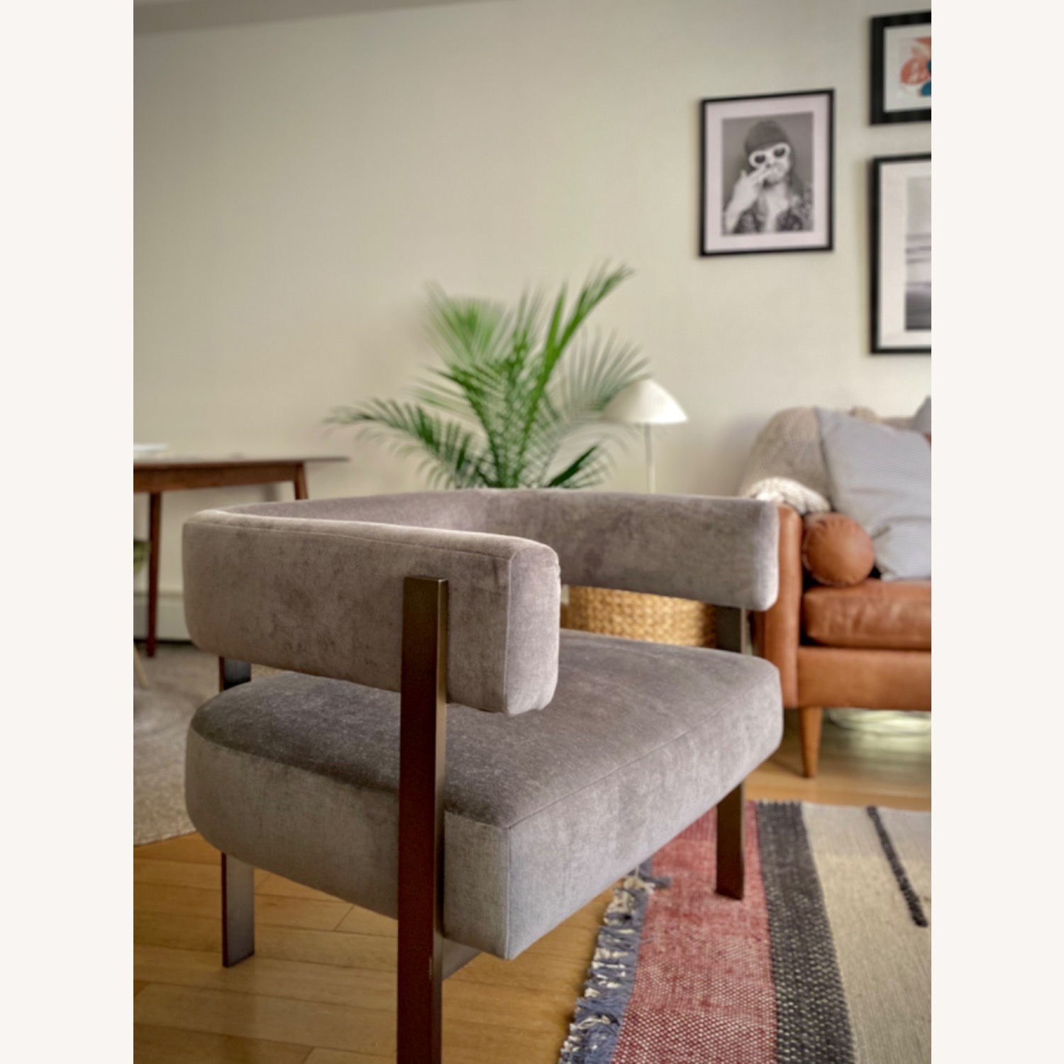 West Elm Vero Velvet Living Room Chair - image-3