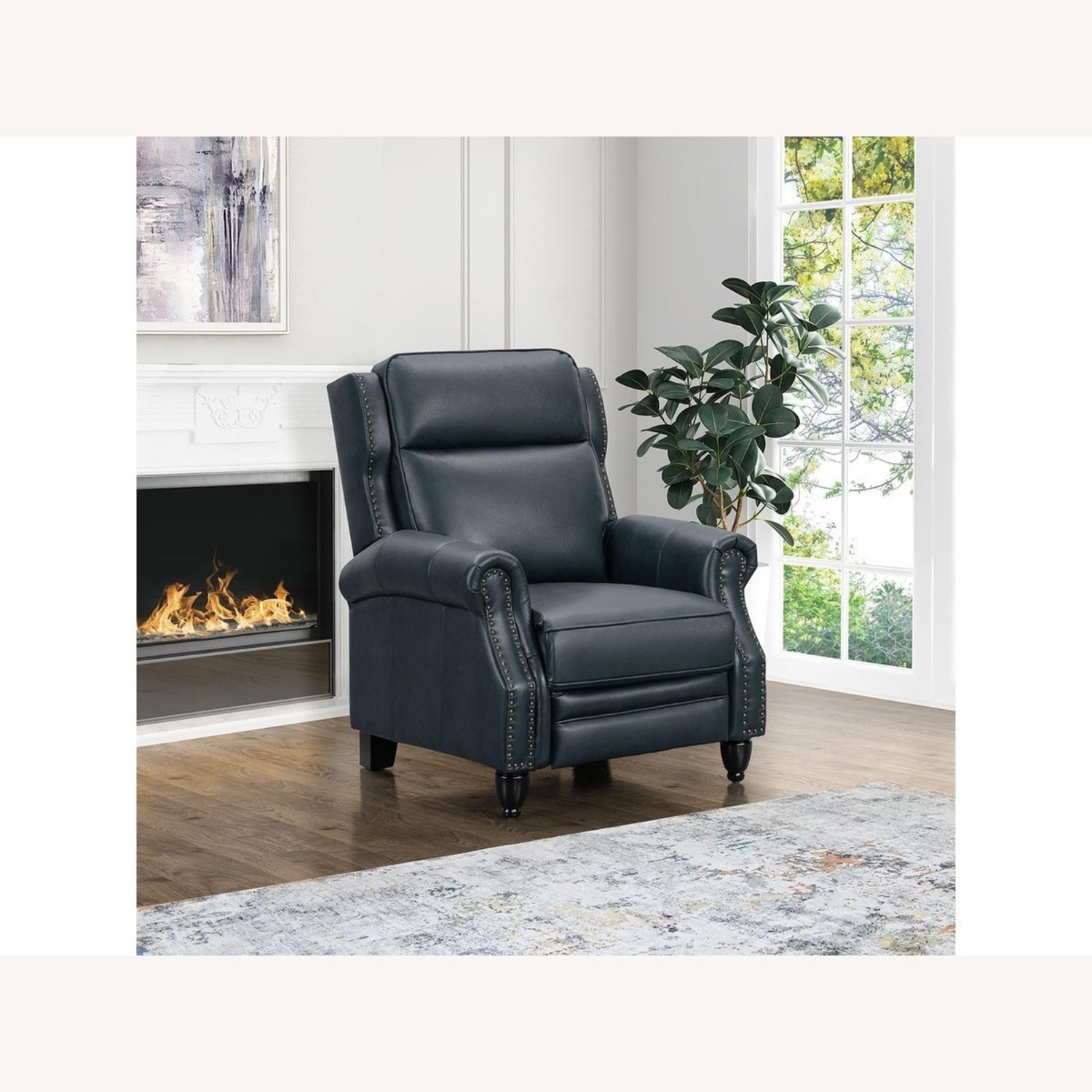 Abbeyson Pollenzo Leather Recliner - image-8