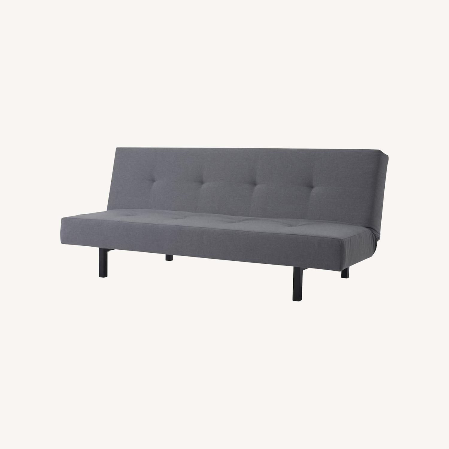 IKEA BALKARP Sleeper Sofa Black with Cover - image-0
