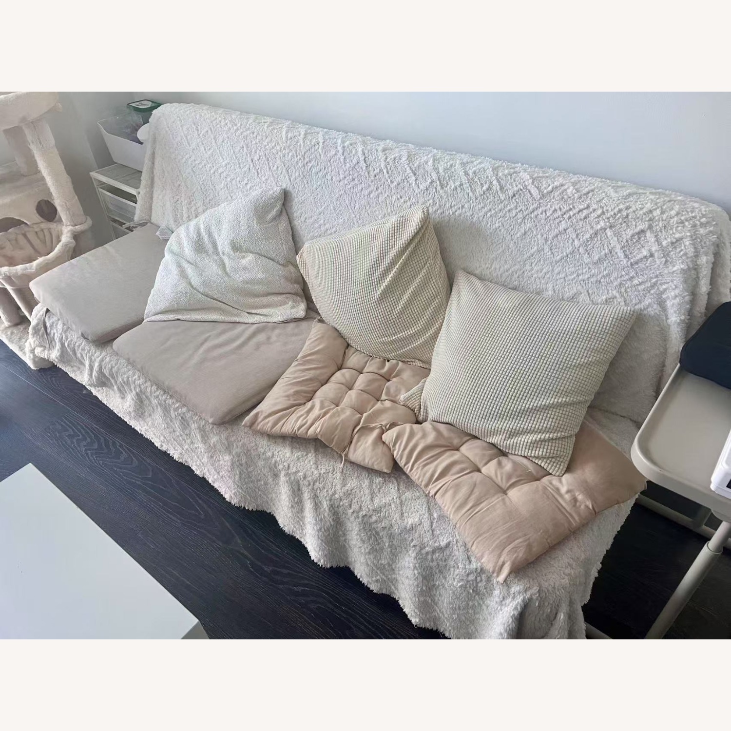 IKEA BALKARP Sleeper Sofa Black with Cover - image-2