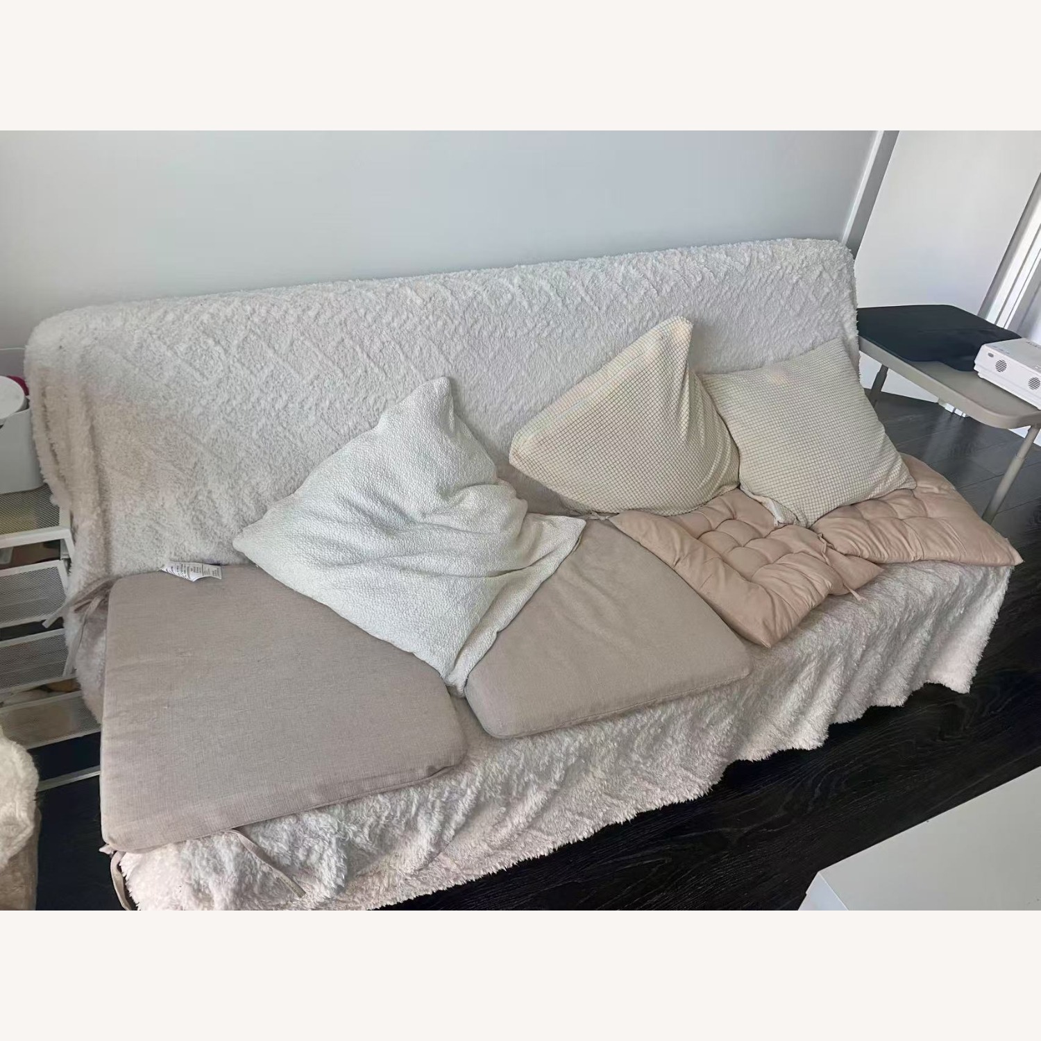 IKEA BALKARP Sleeper Sofa Black with Cover - image-3