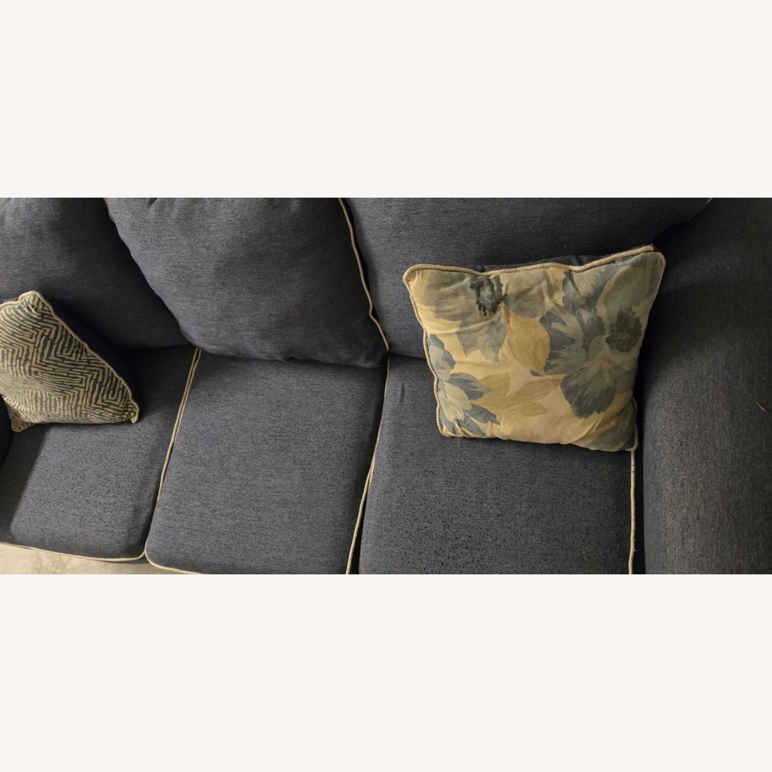 Rooms To Go Blue Sofa - image-4