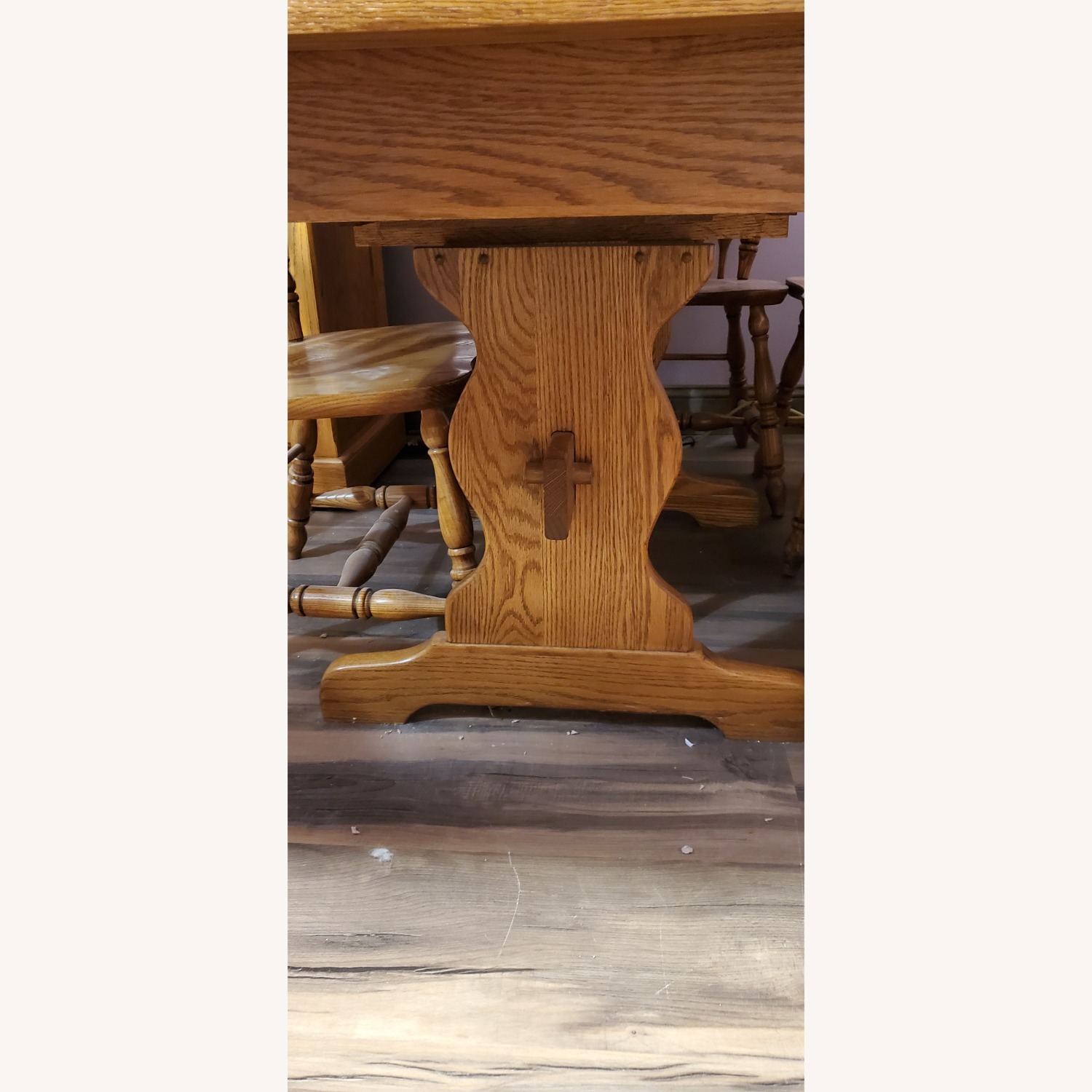 Canal Red Oak Amish Dining Set - image-2