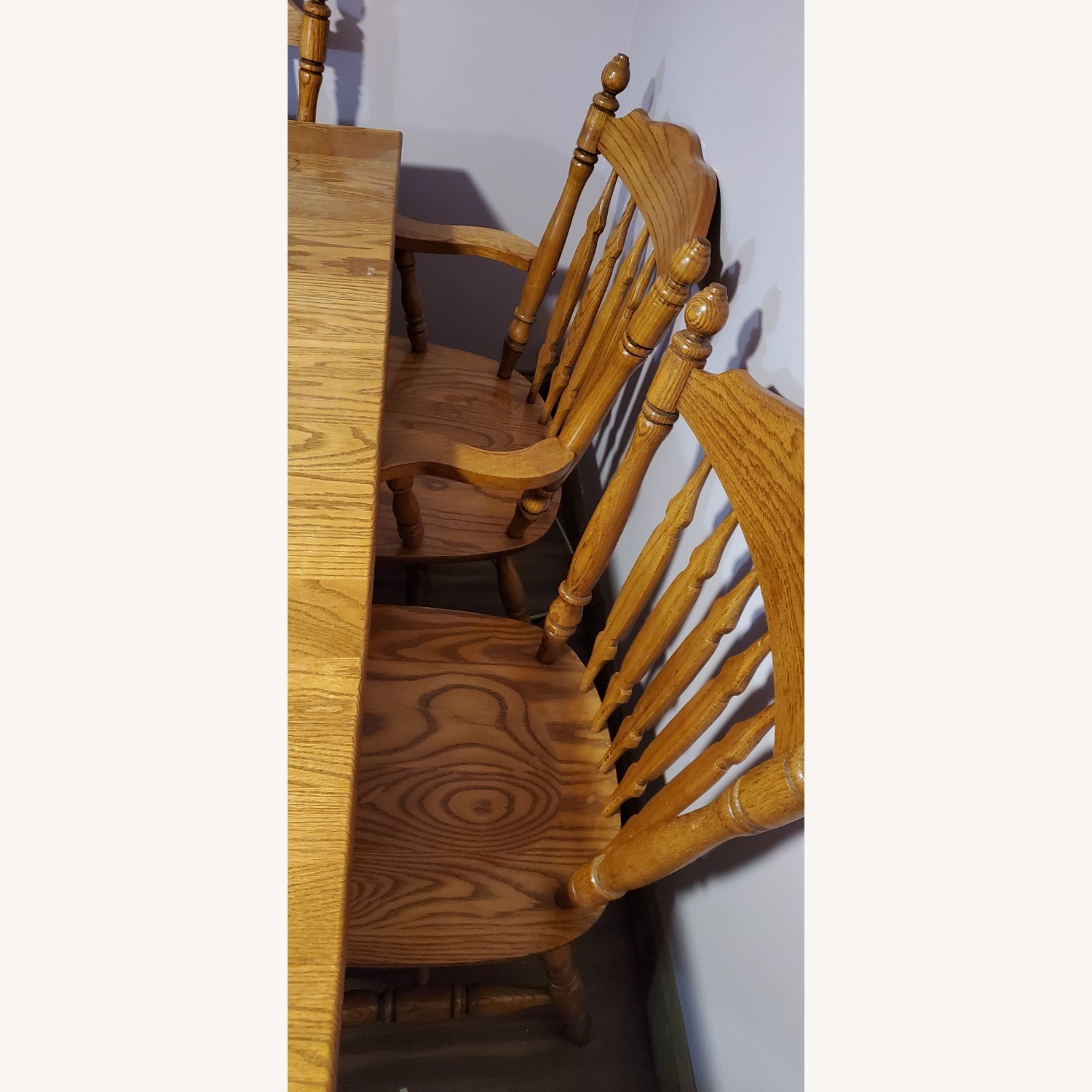 Canal Red Oak Amish Dining Set - image-3