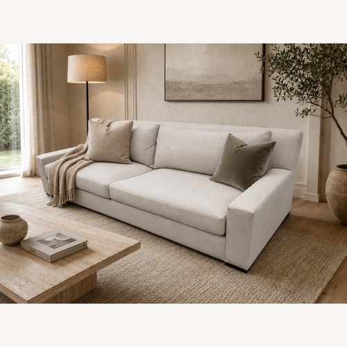 Used Restoration Hardware Parisian Track Arm Sofa Luxe 9' Wool  for sale on AptDeco