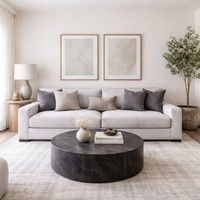 Restoration Hardware Parisian Track Arm Sofa Luxe 9' Wool 