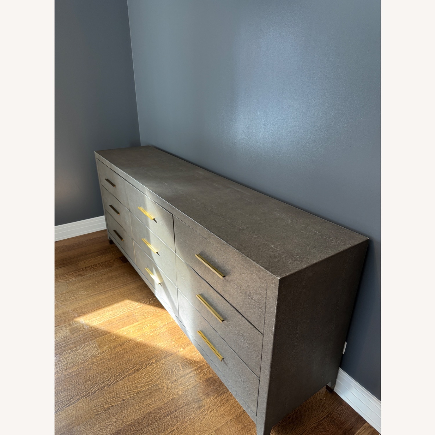 Restoration Hardware Graydon Shagreen 9 Drawer Dresser - image-3