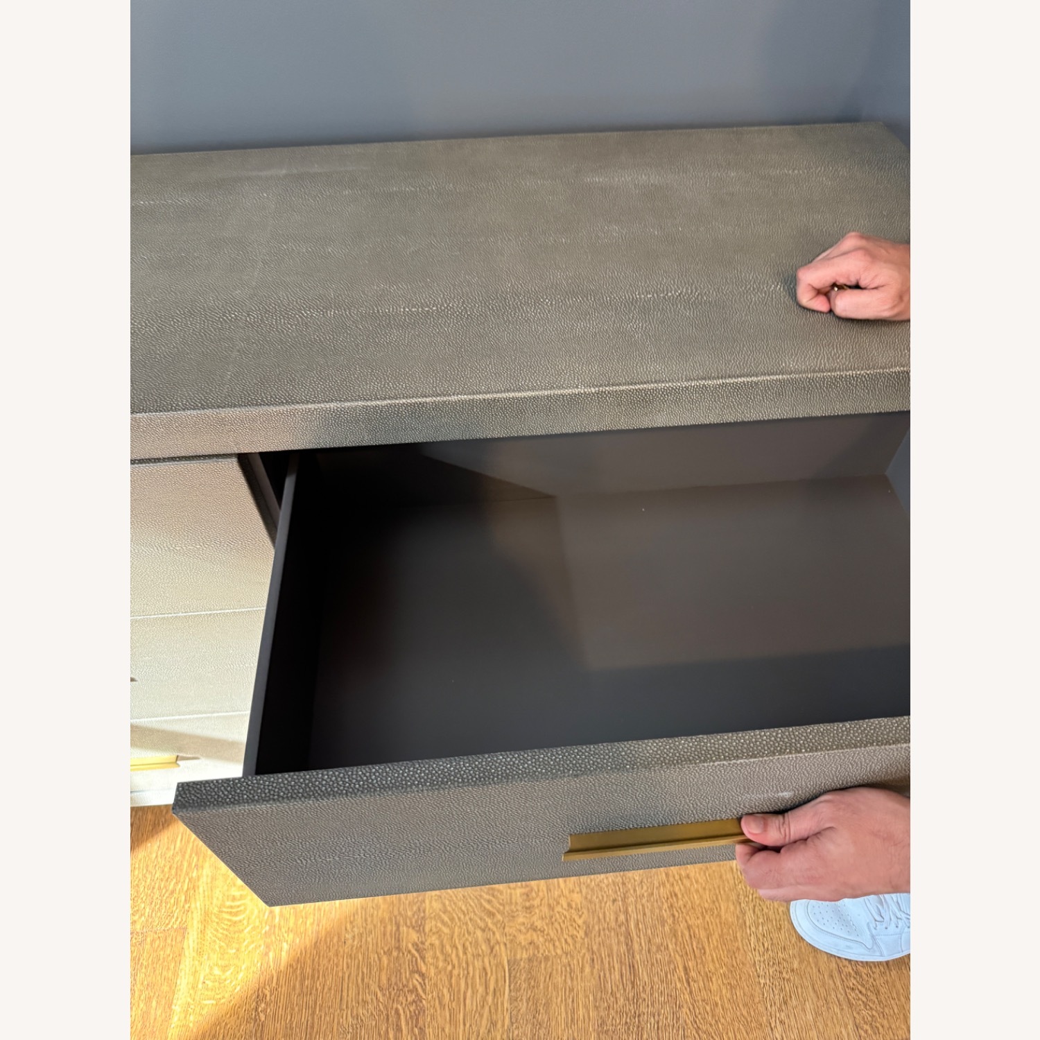 Restoration Hardware Graydon Shagreen 9 Drawer Dresser - image-2