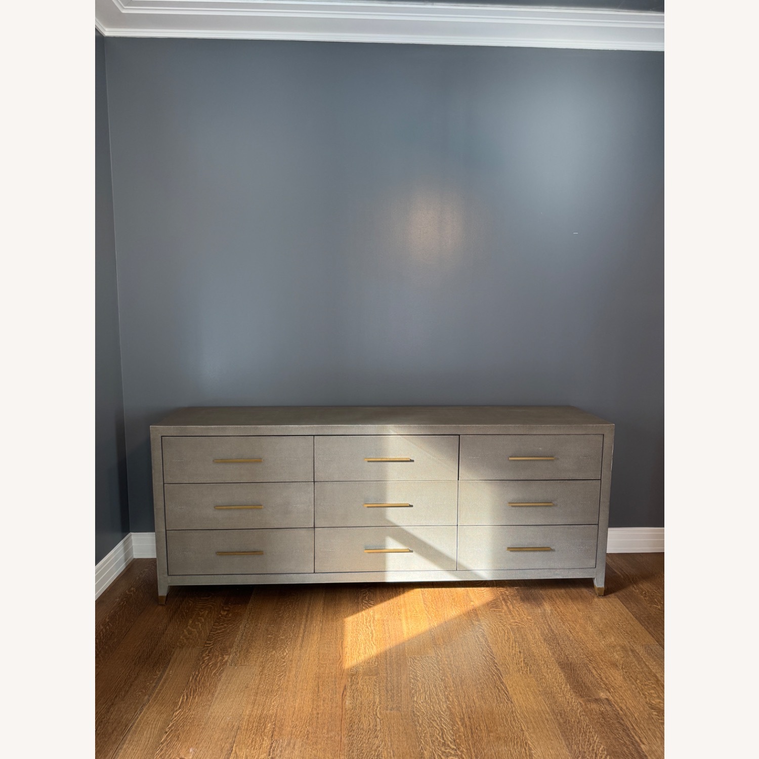 Restoration Hardware Graydon Shagreen 9 Drawer Dresser - image-1