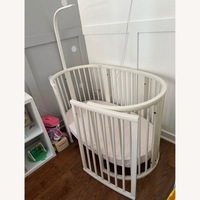 Stokke AS Sleepi White Wood Bed/Crib
