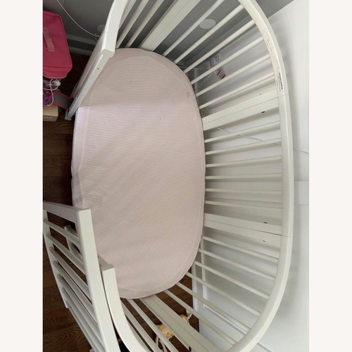 Used Stokke AS Sleepi White Wood Bed/Crib for sale on AptDeco