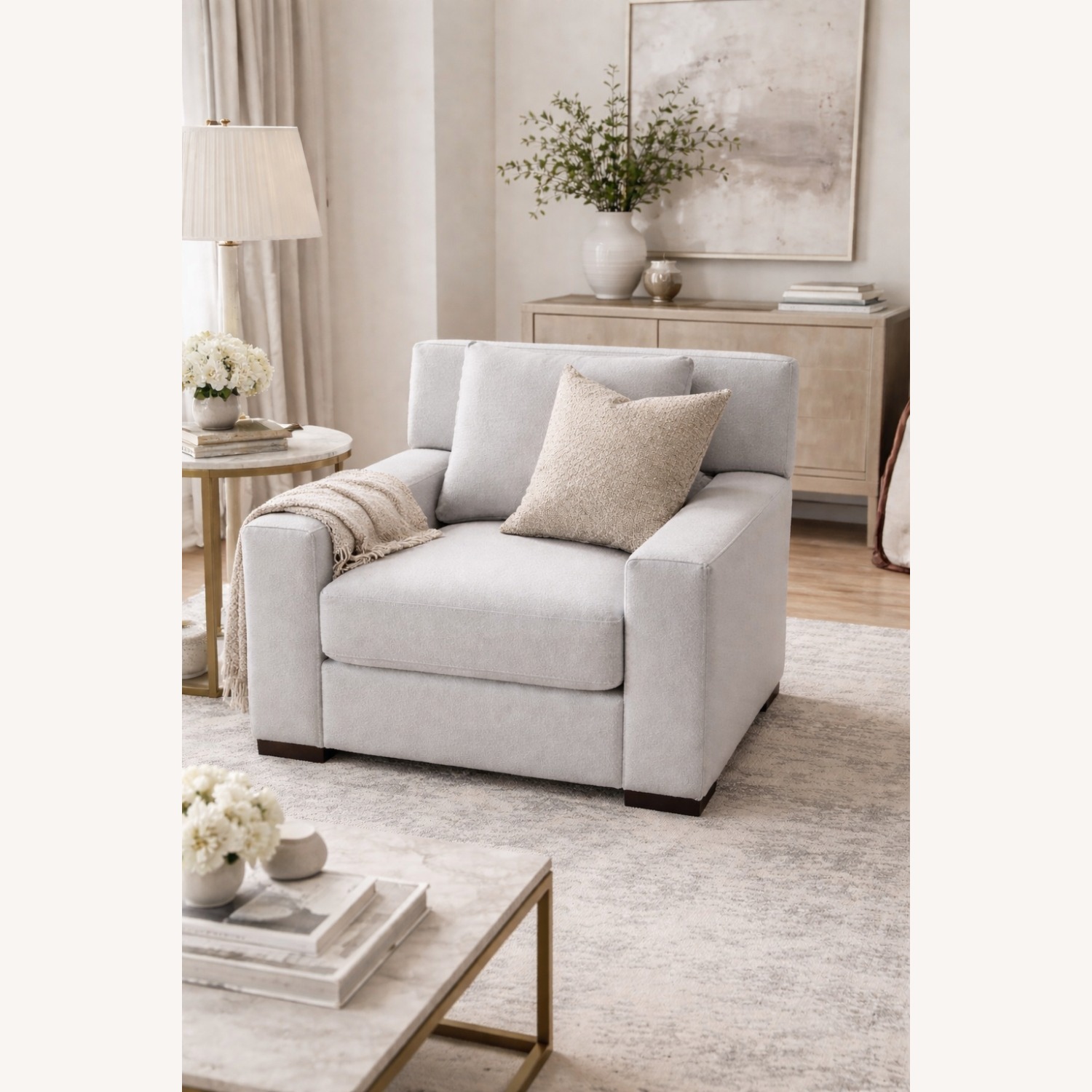 Restoration Hardware Parisian Track Arm Chair - image-0