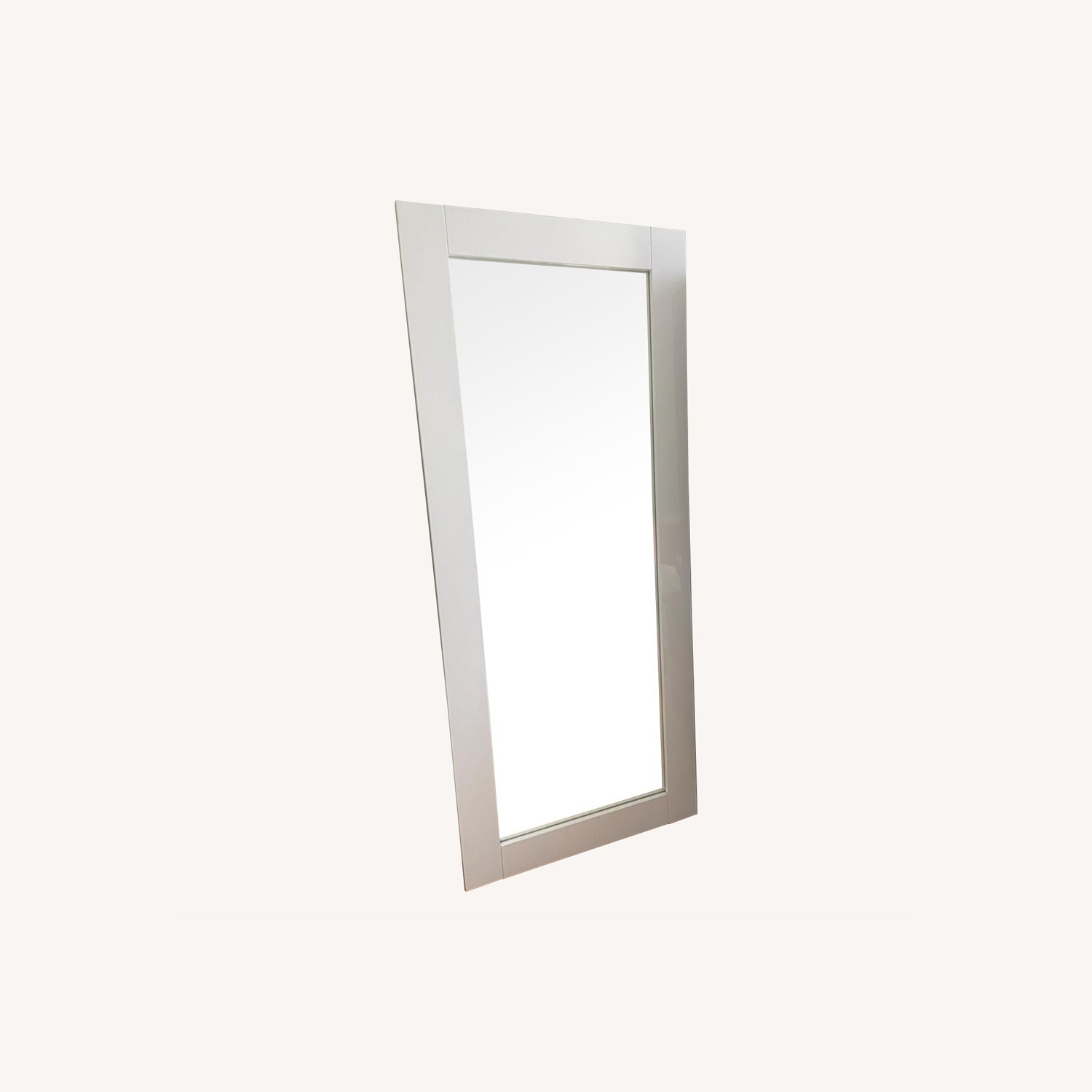 West Elm Parson Leaning White Floor Mirror - image-2