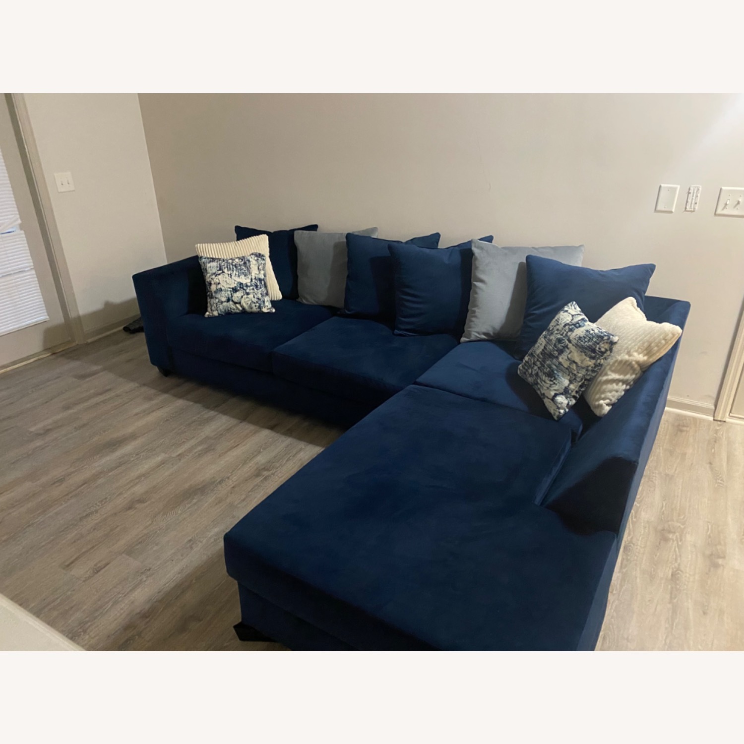 Celeste Designs Blue Sectional - image-3