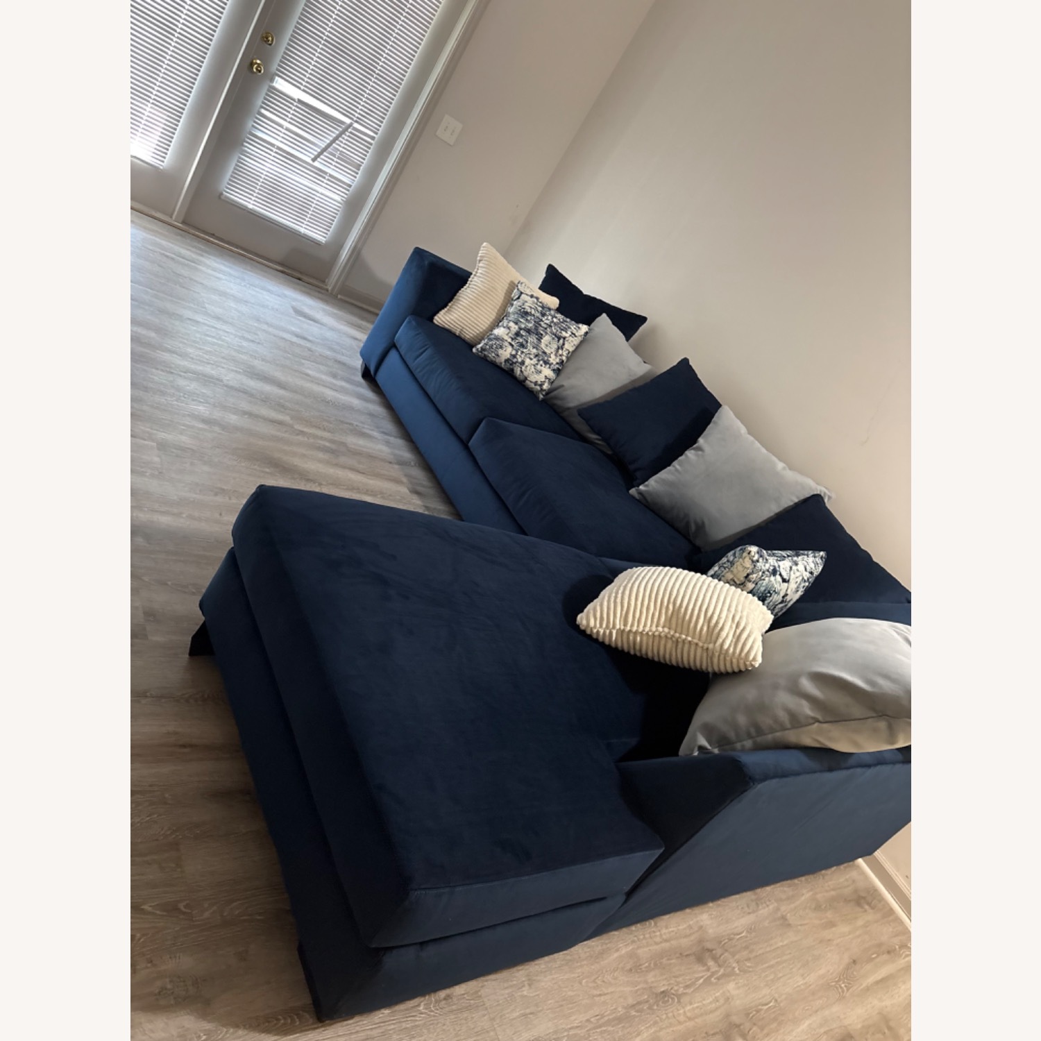 Celeste Designs Blue Sectional - image-4