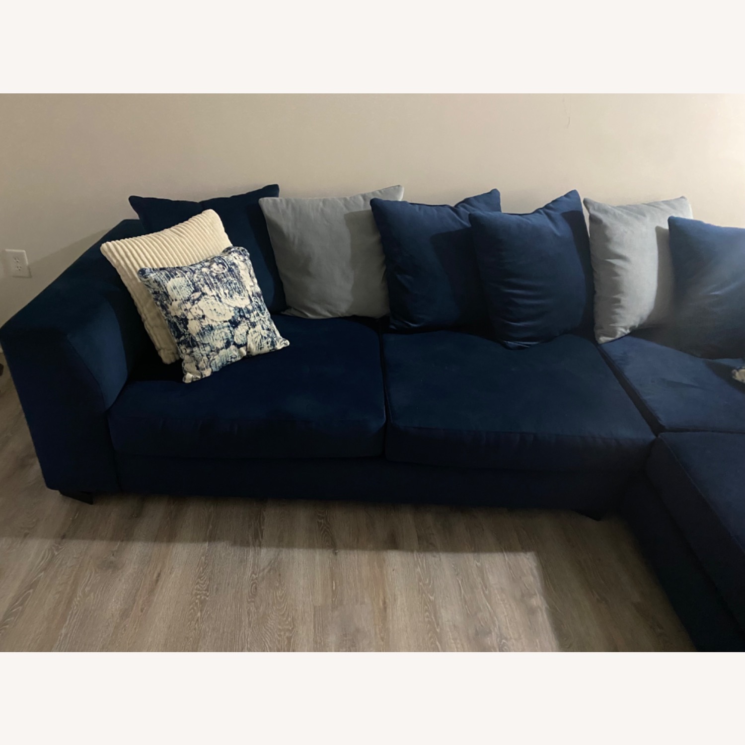 Celeste Designs Blue Sectional - image-2