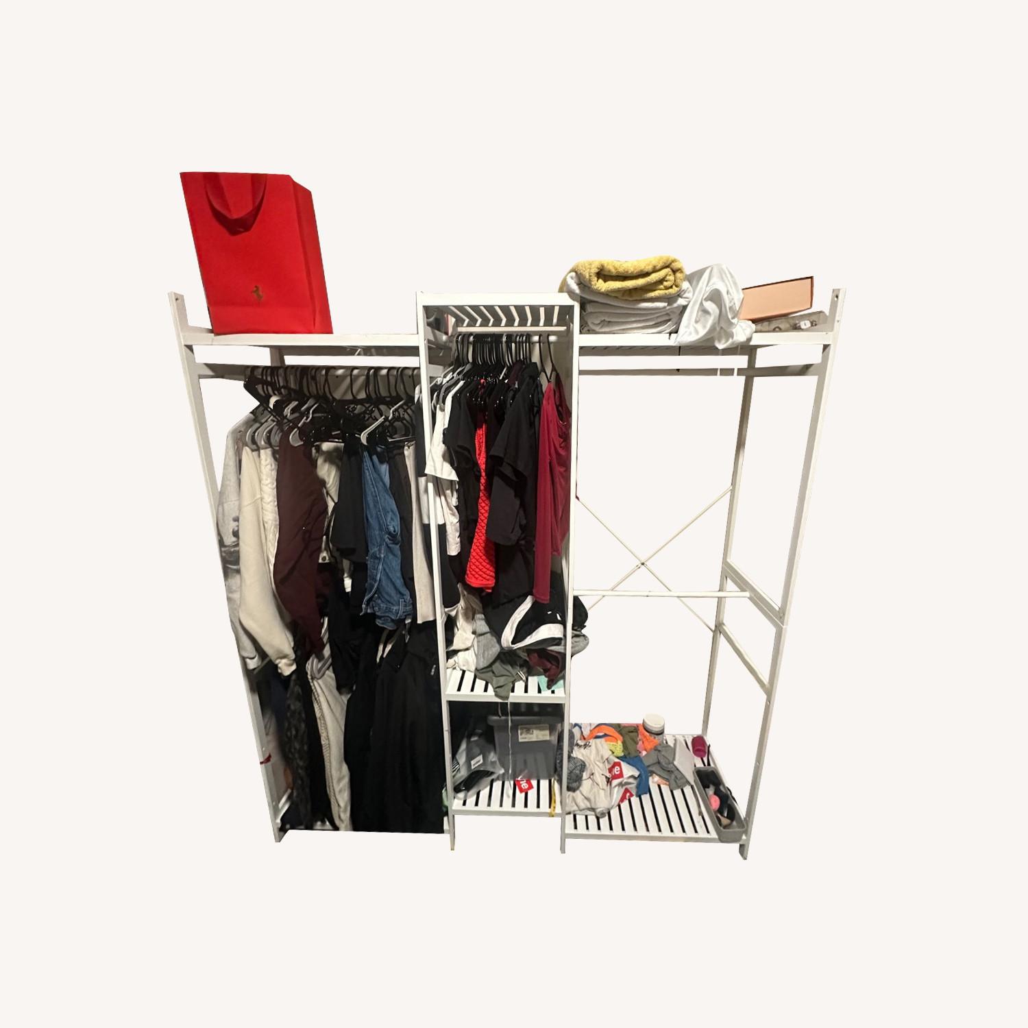 White Clothing Rack  - image-0