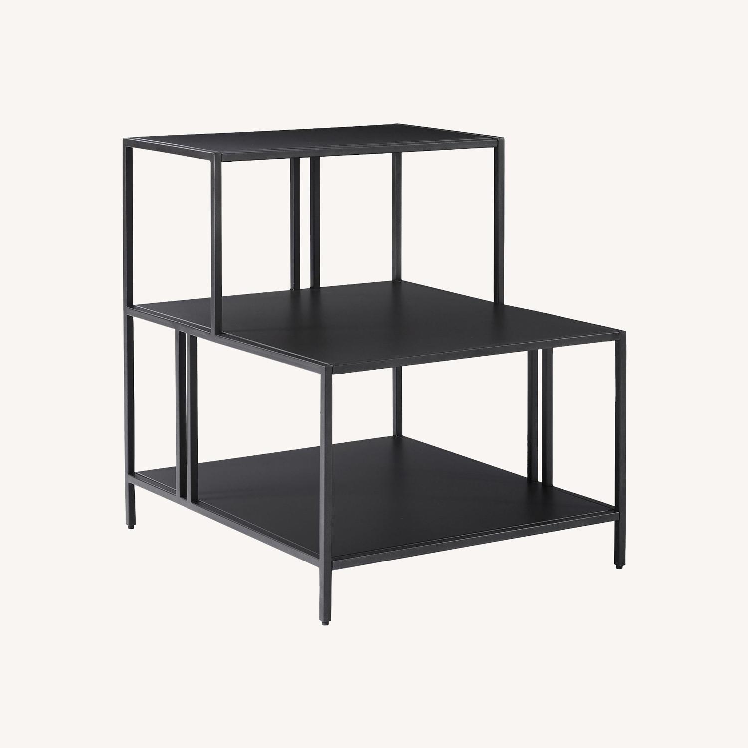 West Elm Bronze Profile Metal Side Tables (2) - image-0