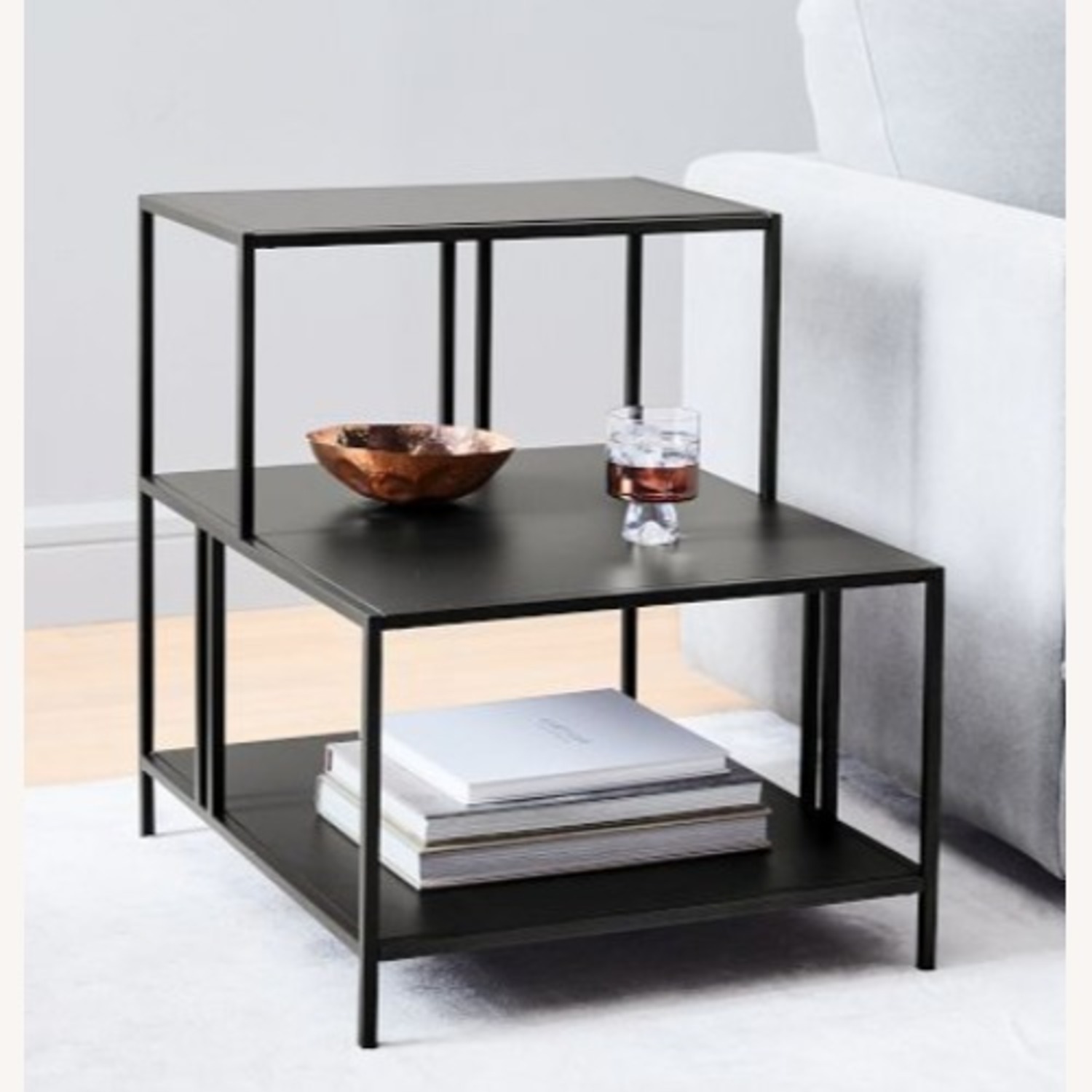 West Elm Bronze Profile Metal Side Tables (2) - image-2