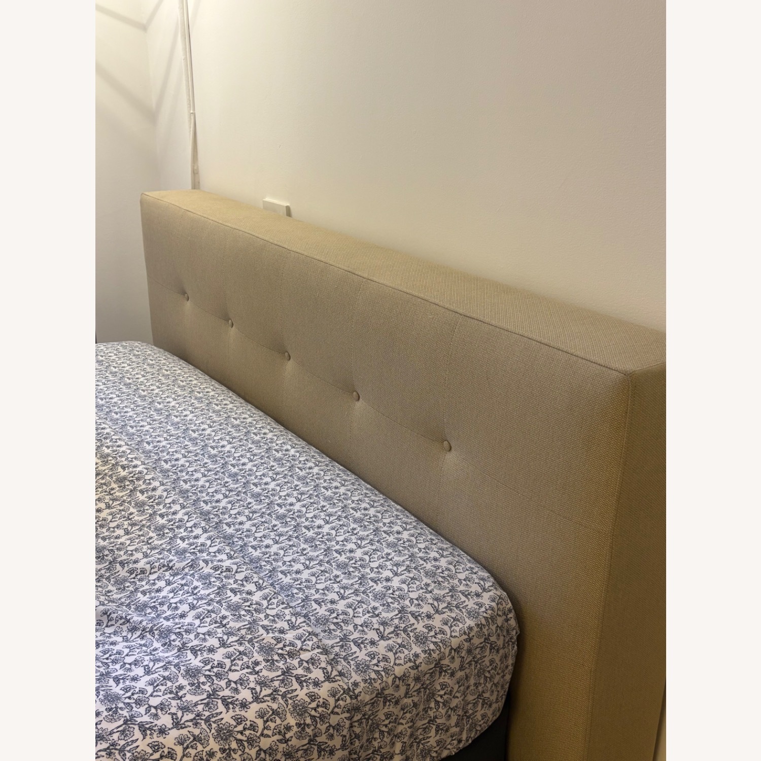 Crate & Barrel Upholstered Queen Bed - image-14
