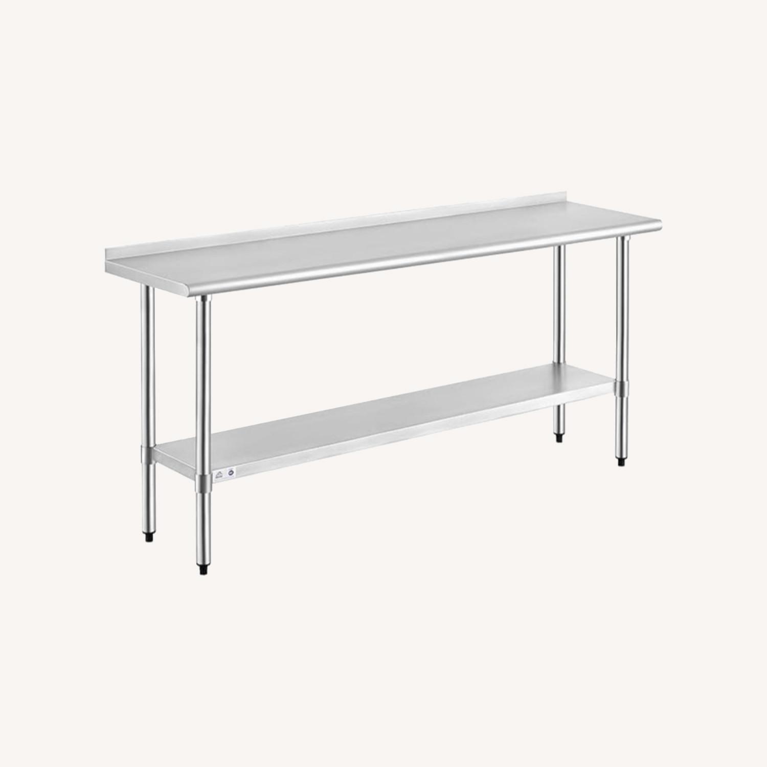 Durable Stainless Kitchen Table – 72" - image-0
