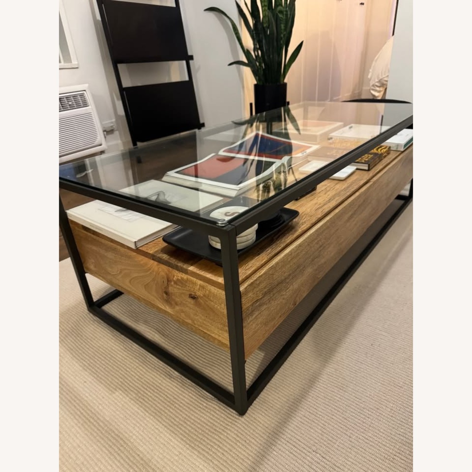 West Elm Box Frame Coffee Table (56”) - image-2