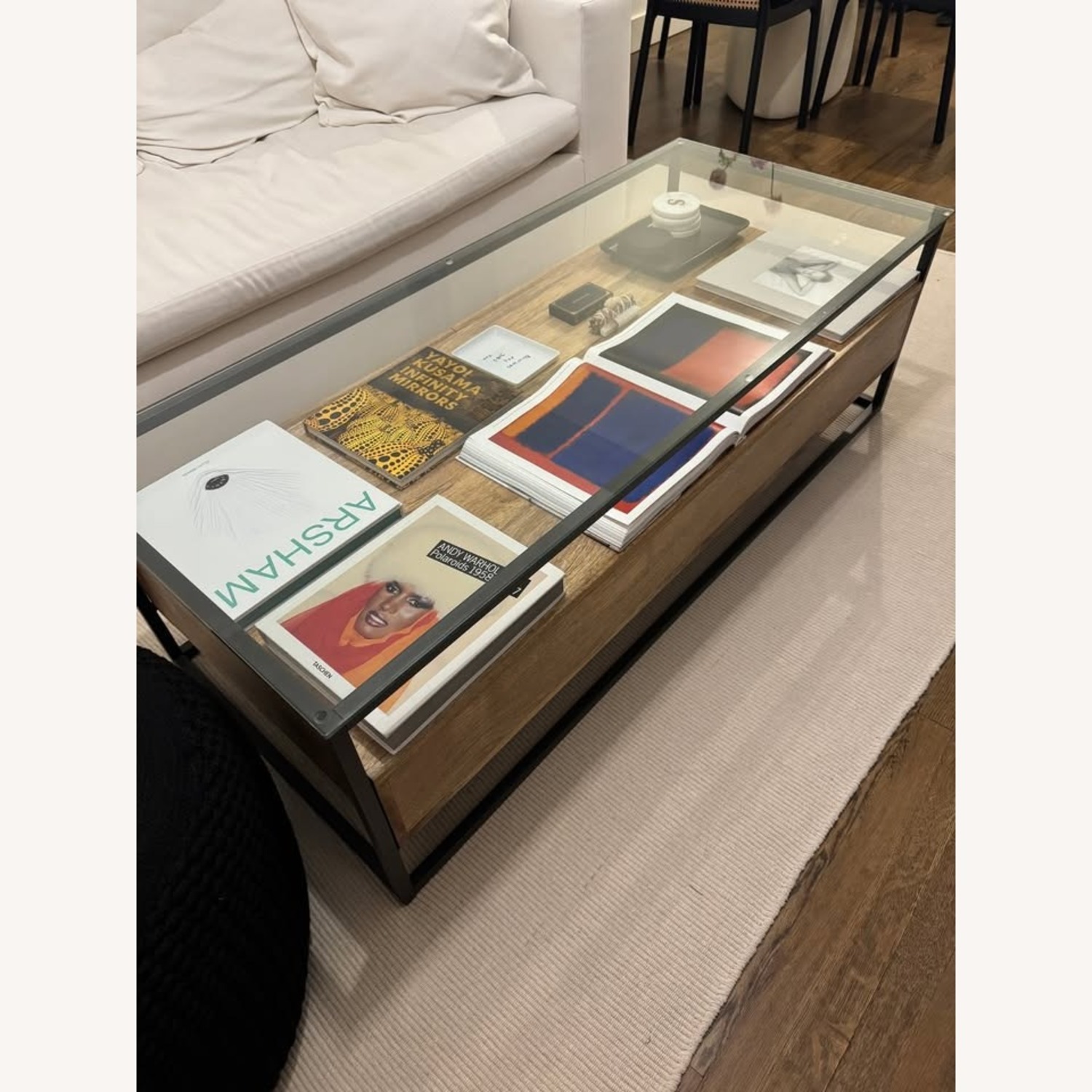 West Elm Box Frame Coffee Table (56”) - image-3