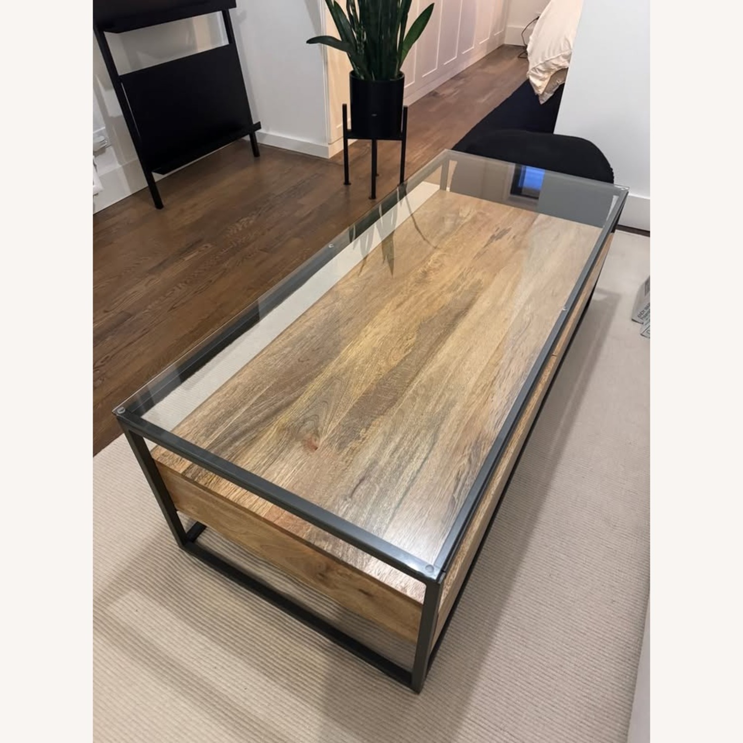 West Elm Box Frame Coffee Table (56”) - image-4