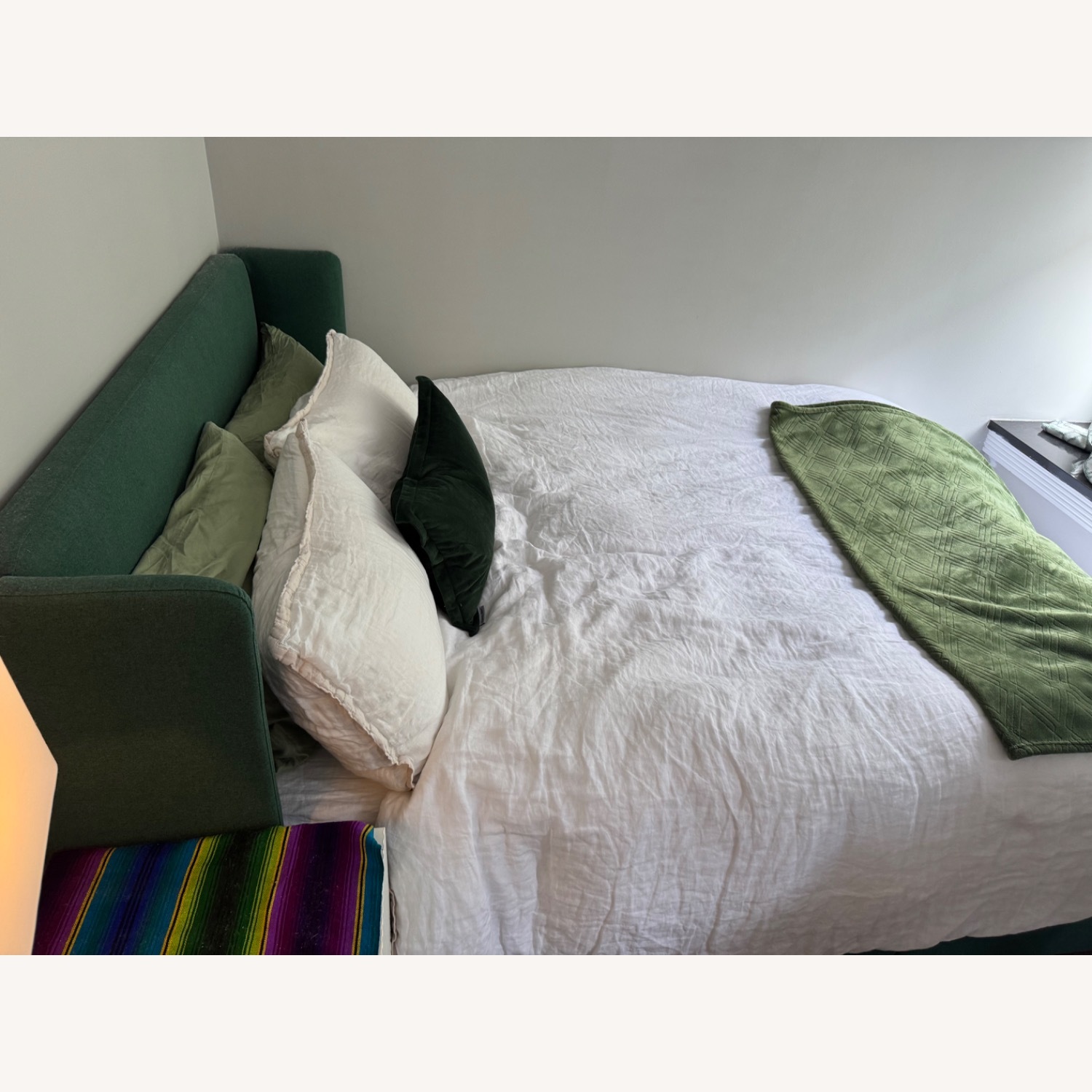 Gaillarde Hydraulic Lift Up Storage Upholstered Platform Bed - image-1