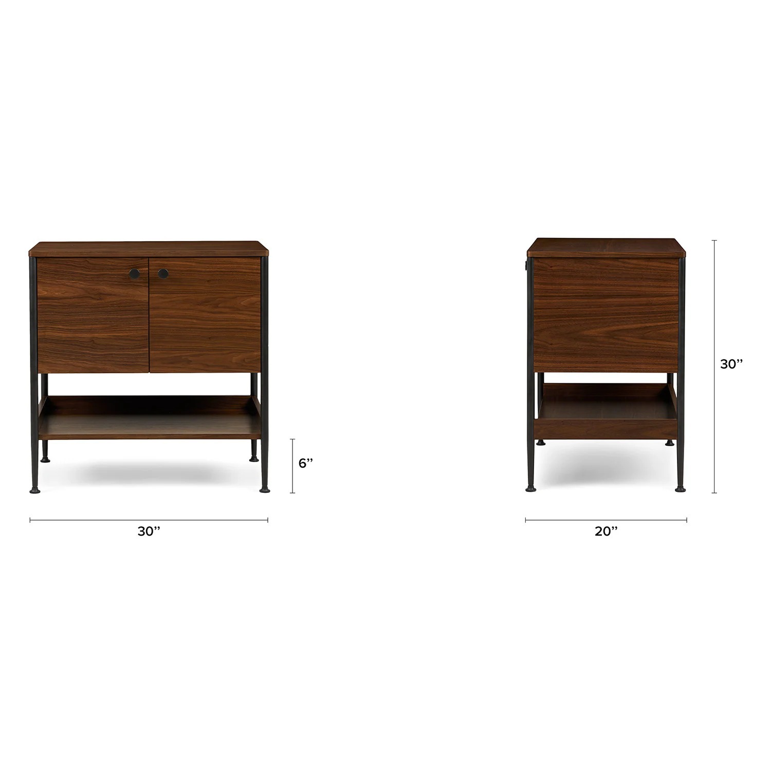 Article Newberry Walnut Storage Cabinet – Like New - image-5