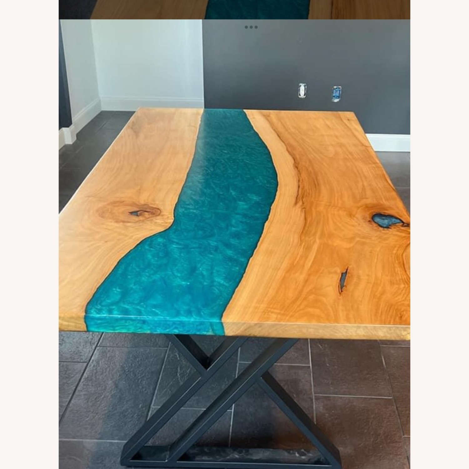 Live Edge, Epoxy River Table - image-4