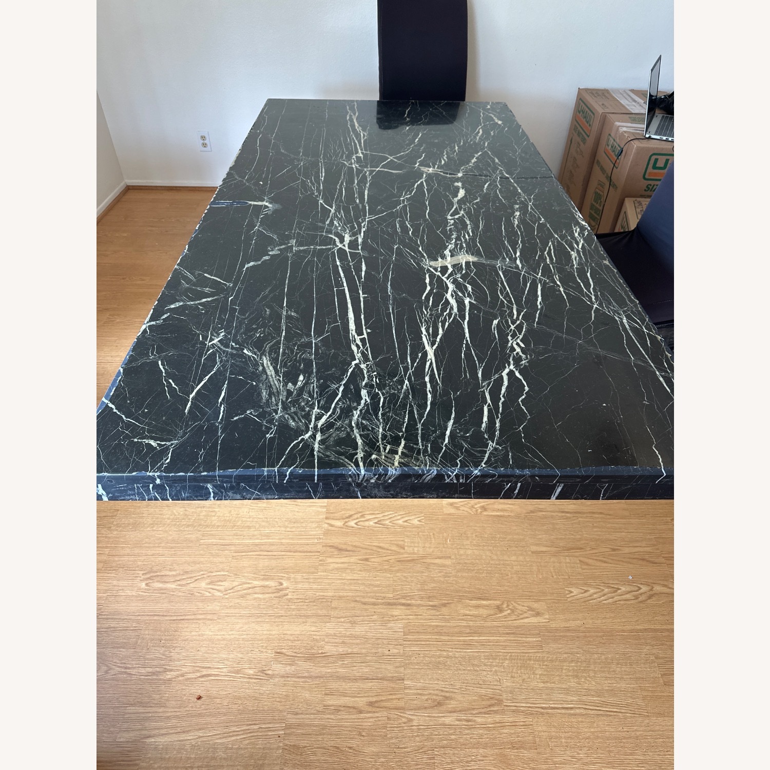 Vintage Italian Marble Dining Yable - image-1