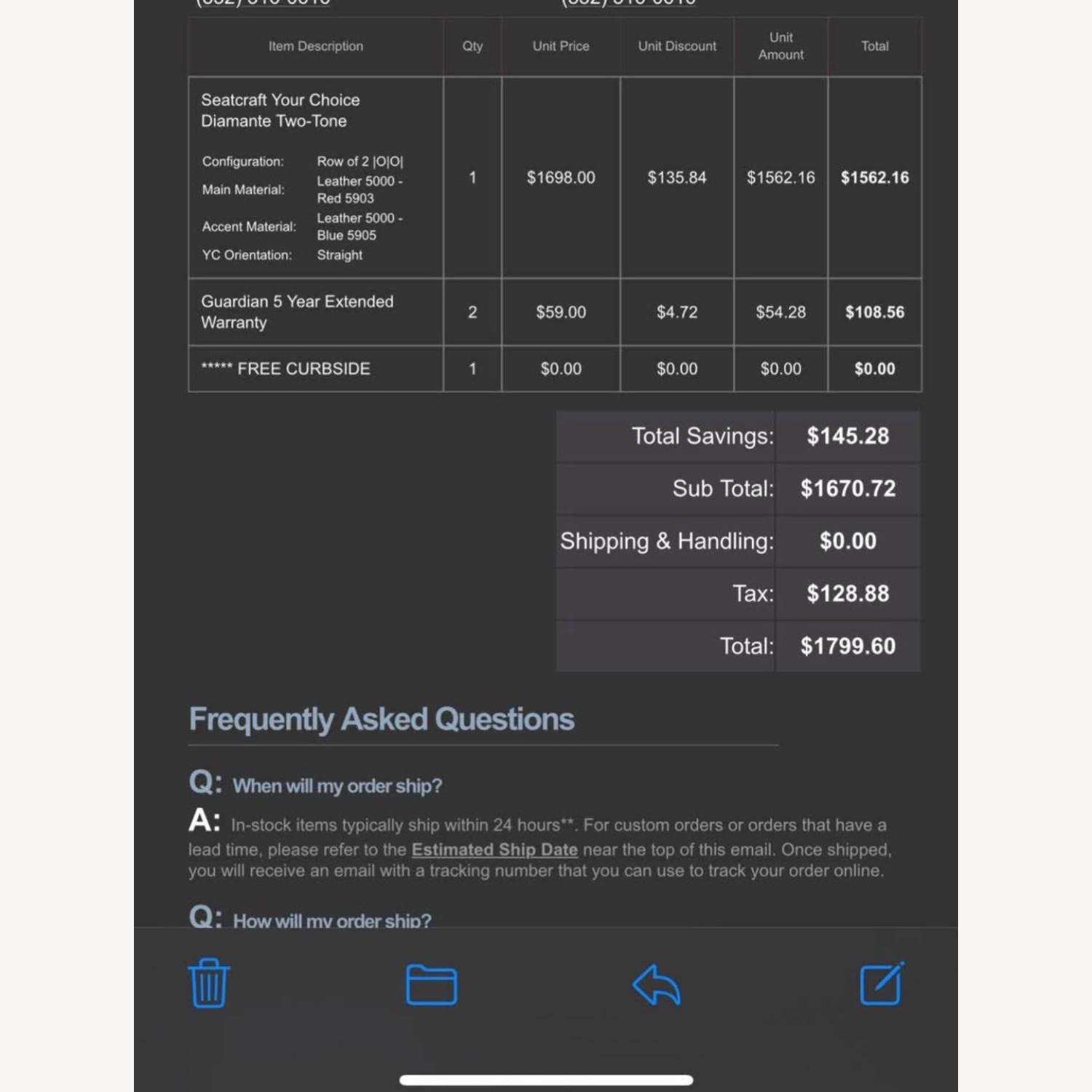 Diamante CoolZero Two-Tone Italian Leather Your Choice Home Theater Seats - image-3