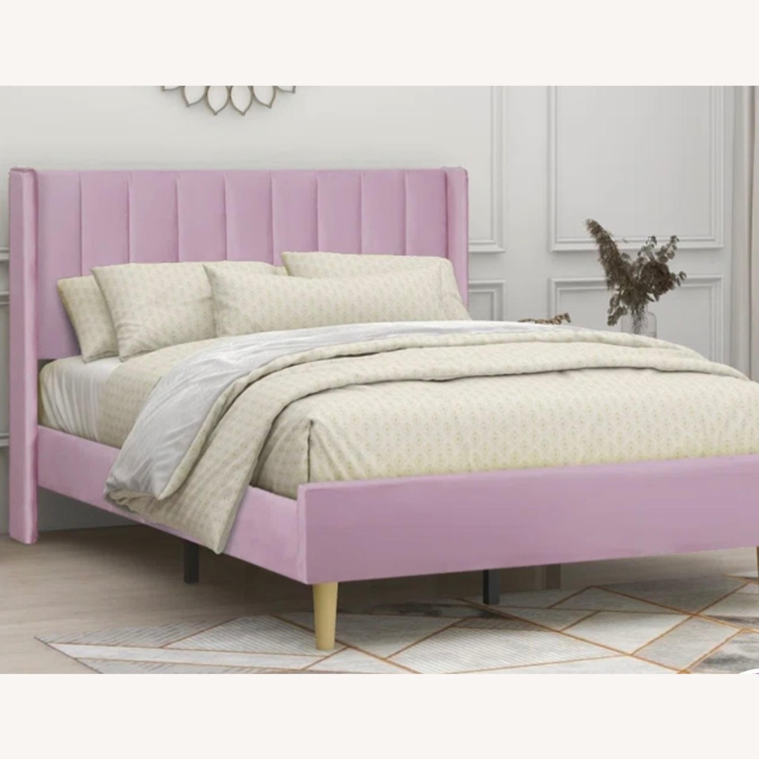 Eriksay Low Profile Upholstered Platform Bed  - image-2