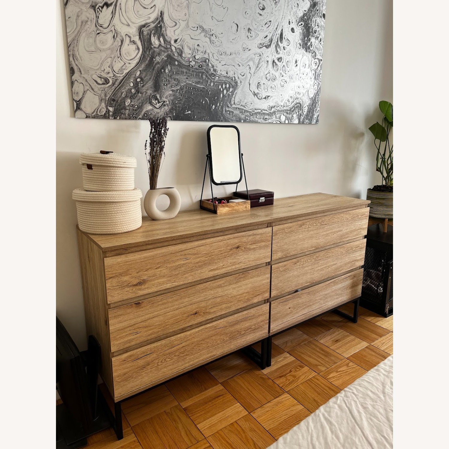 Three Drawer Dressor 3-drawer Dresser - AptDeco