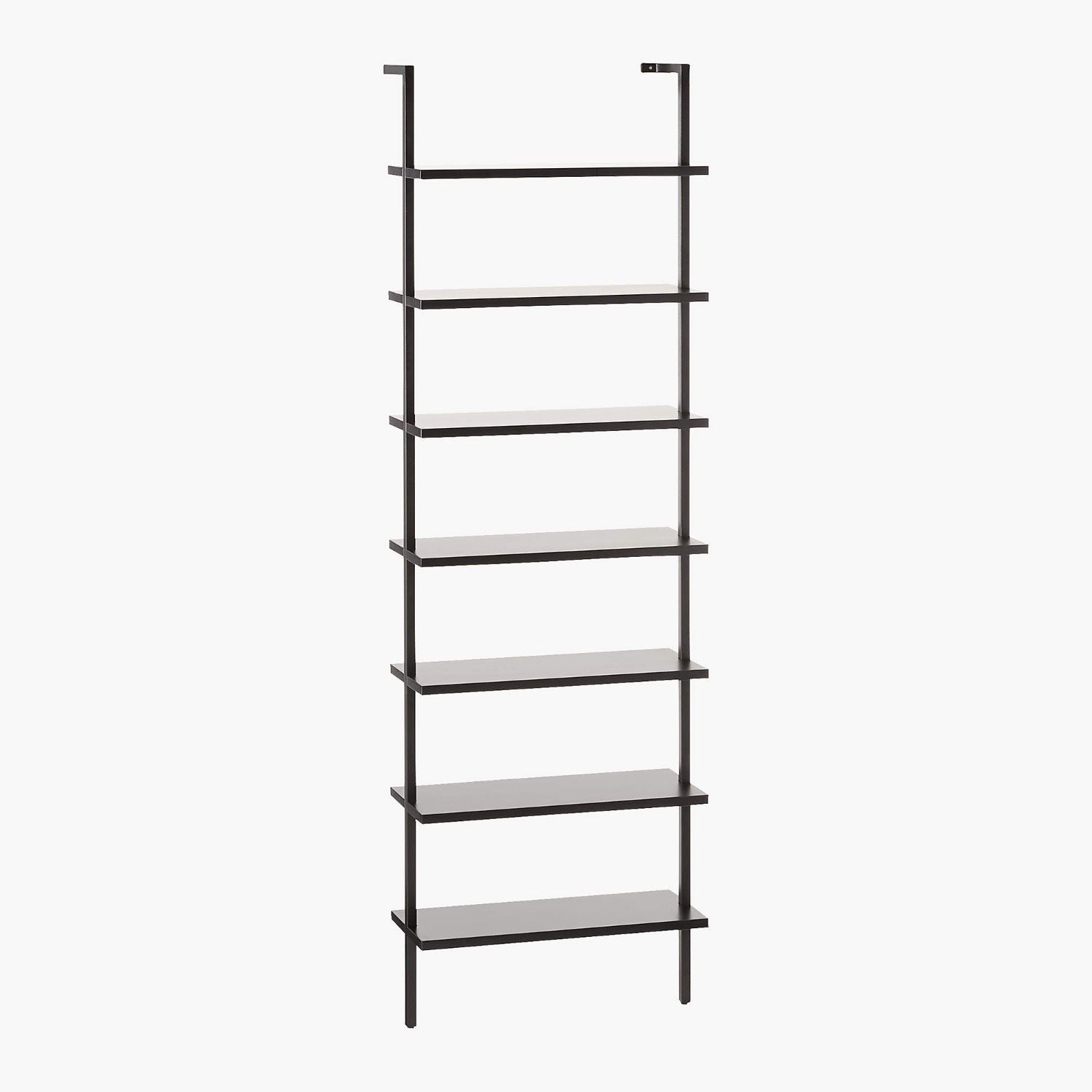 CB2 Stairway 96" Black Metal Wall Mount Bookcase - image-3