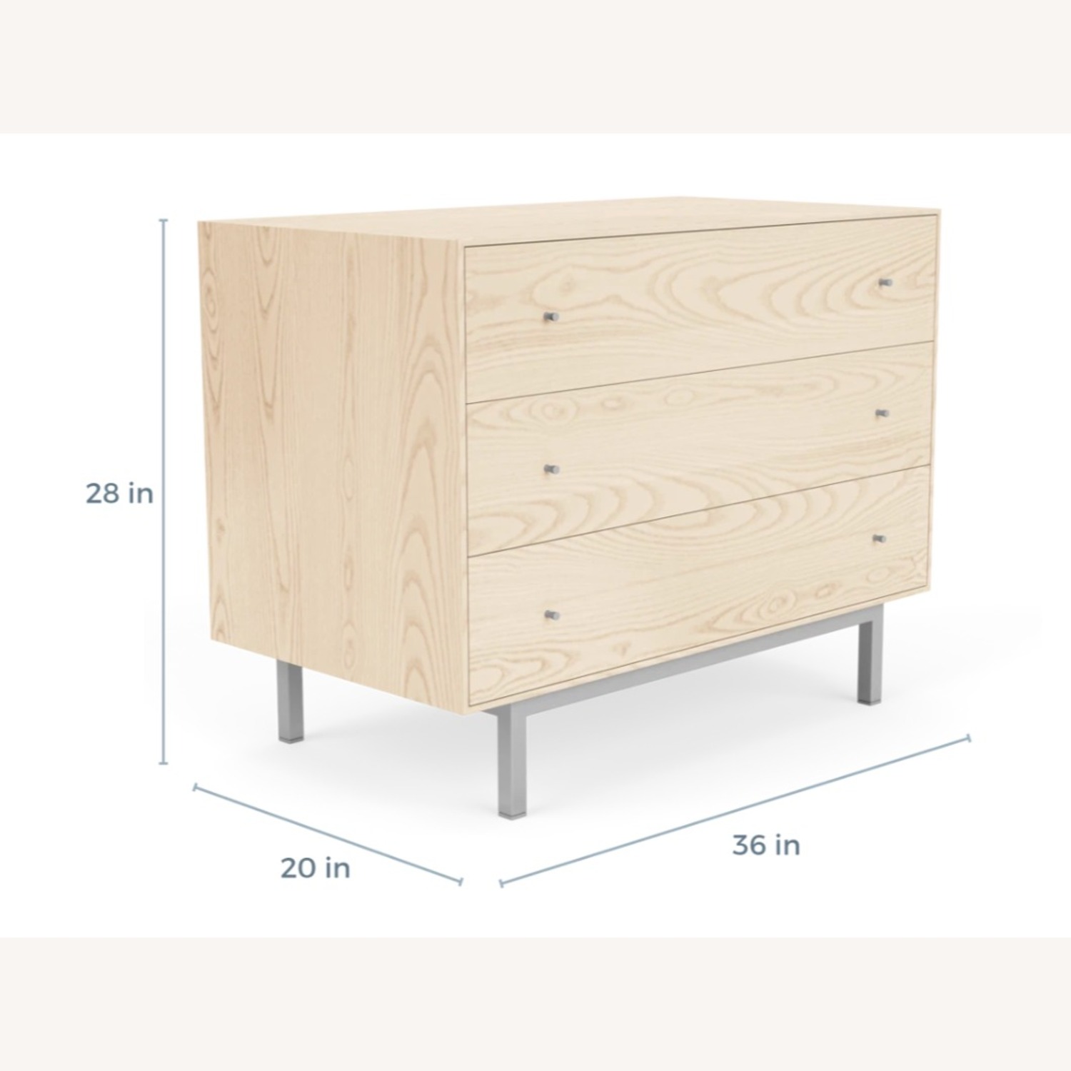 Room & Board Hudson 3-Drawer Dresser - image-2